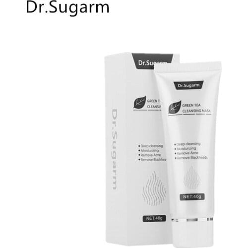 Dr.Sugarm Blackhead Mask Moisturizing Green Tea Deep Cleansing Pore Strip Remove Acne Nose Black Mask