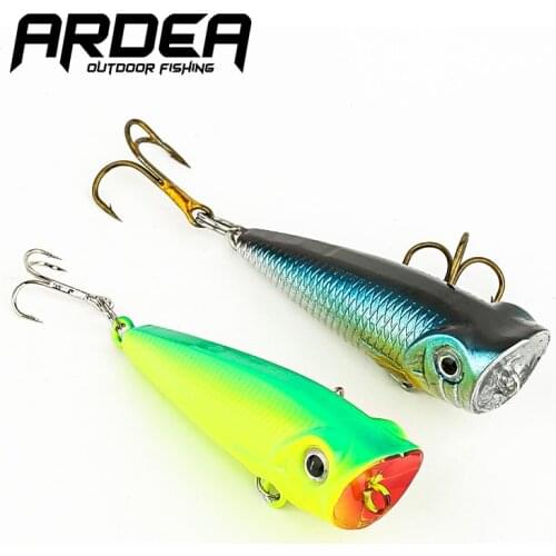 Mini Popper Hard Lure Topwater Popper Fishing Bait 40/50mm 4.5g Plastic Jerkbait Artificial Wobblers Swimbait Fishing Tackle