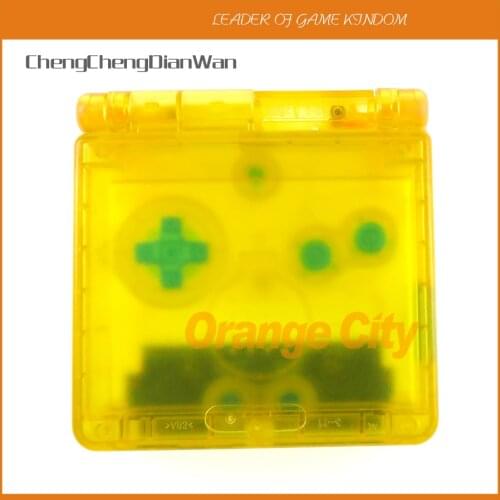 5sets Clear Limited Edition Full Housing Shell case Replacement for Nintend Gameboy Advance SP for GBA SP Console Cover Case