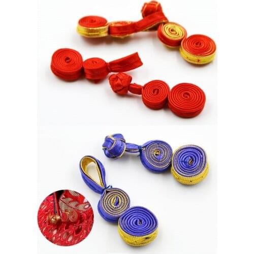 7CM-Length,24 kinds Color,Rose Bud Chinese Traditional Knot Button Closure Applique,for Frog Closures Sewing & Craft Buttons