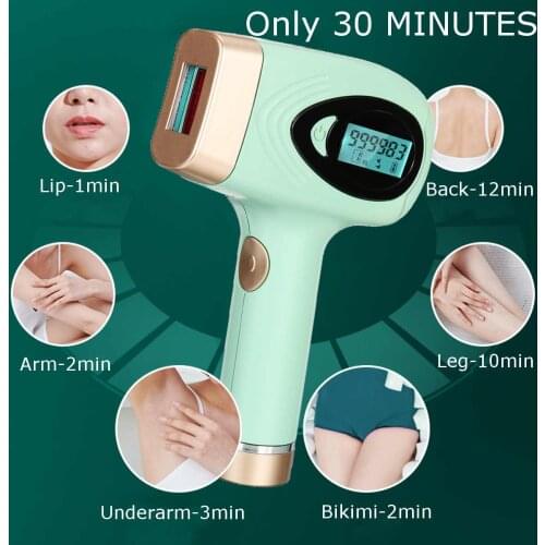 990000 Flashes New Laser Epilator Permanent IPL Photoepilator Laser Hair Removal Machine Depiladora Painless Electric Shaving