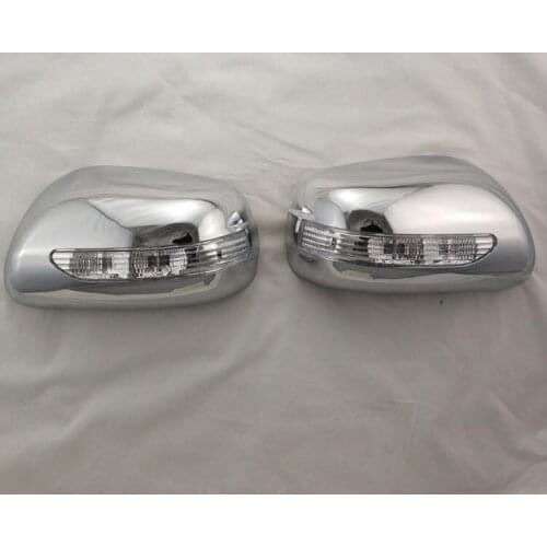 Car accessories Chrome-plated back cover with mirror doors, LED case for Toyota Yaris 2006
