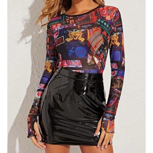 Юбки-карандаши с завышенной талией Bambring China At AliExpress