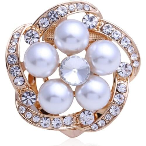 Beadia Gold Brooches For Clothes