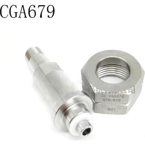 CGA679.CGA347 cylinder valve connector