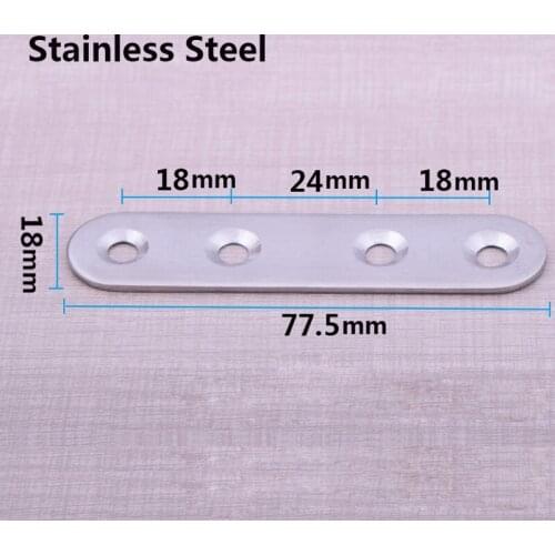 DHL Free Shipping 100pcs/lot Steel Corner Bracket Flat Threaded Shelf and Rod Racket Furniture Hardware Stainless Steel
