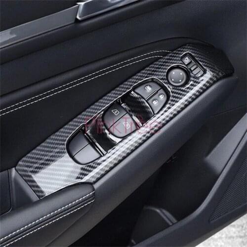 For Nissan Altima 2019 2020 Chrome Car Door Armrest Panel Handle Holder Window Lift Switch Button Cover Trim