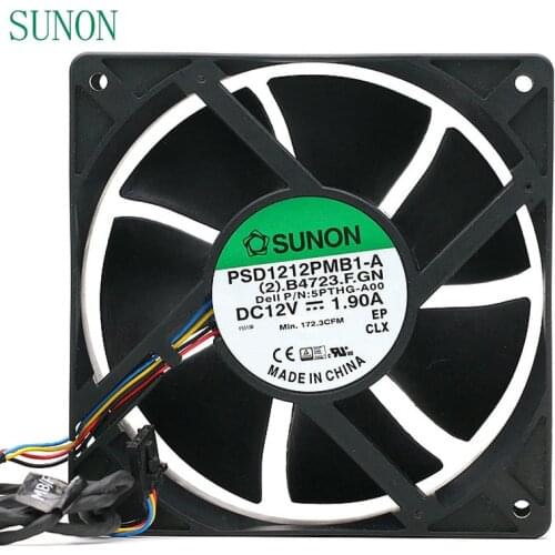 For Sunon PSD1212PMB1-A (2) .B3010.F.GN 12V 15.5W 120*120*38mm industrial axial cooling fan 120mm