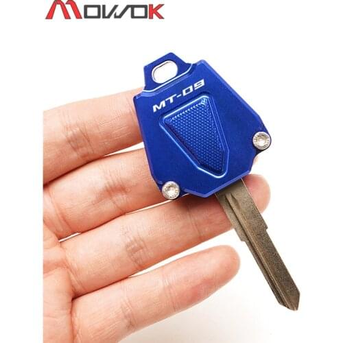 For Yamaha MT09 MT 09 MT-09 2015-2021 2020 2019 Motorcycle CNC High Quality Key Cover Cap Creative products Keys Case Shell