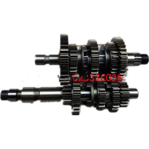 Motorcycle Main Countershaft Gearbox Gear Shaft For Bashan 250 Jianshe 250 Loncin 250 ATV engine Sets Of Teeth