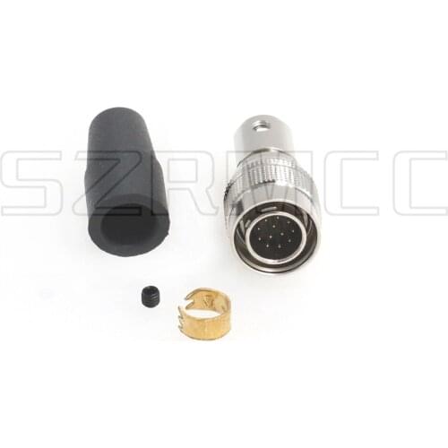 HR10A-10P-12P Hirose 12 Pin Male Push-Pull Self-Locking Connector Plug for Sony XC Series Intercon Hitachi Cameras