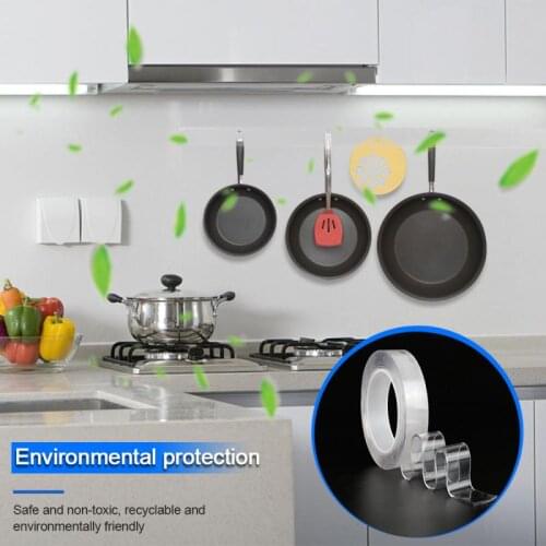 1M/2M/3M/5M NEW nano tape Transparent Reusable Waterproof Adhesive Tape For Bathroom Wall Stickers Double Sided Tapes