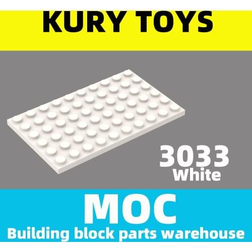 Kury Toys DIY MOC For 3033 Building block parts For Plate 6 x 10 For Plate