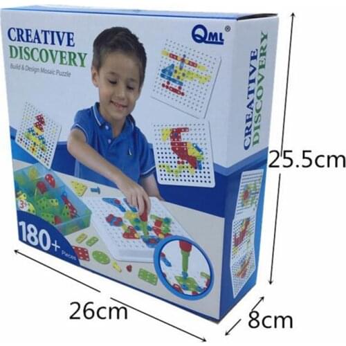 2020 Fashion Bricks set 180pcs Educational Screwing Blocks Building & Construction Toys for Boy Girl Birthday Party Gift A102