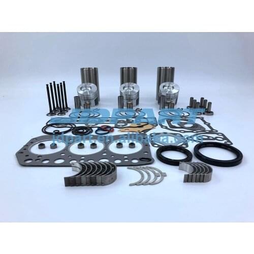 New 3T75 Overhaul Kit Piston Rings Bearing Set Full Gasket Kit Engine Valve For Yanmar