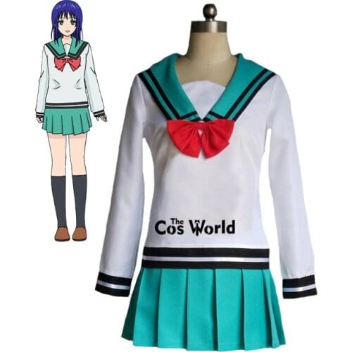 The Disastrous Life of Saiki K Teruhashi Kokomi School Uniform Tops Skirt Outfit Anime Cosplay Costumes