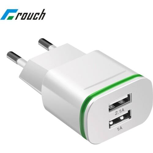 Dual USB Charger EU US Wall Charger for Huawei Samsung Xiaomi iphone 7 Mobile Phone Charger Micro usbc able Android Type c
