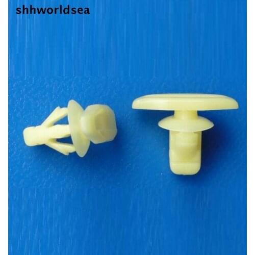 Shhworldsea Free shipping 100pcs POM Yellow Door Window Weatherstrip Retainer Clip