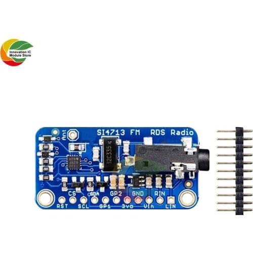 SI4713 Stereo FM Transmitter Stereo FM Transmitter Blue, FM Transmitter*1+Single Row Pin*1, 3.8*2.0*0.8cm