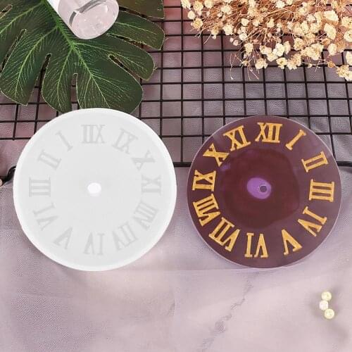 S/L Size Clock Resin Silicone Molds Handmade DIY Crafts Making Mould Home Decorations