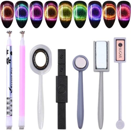 UR SUGAR Strong Magnetic Nail Stick 3D cat magnetic Effect Magnet for UV Painting Gel Nail Polish UV Lamp for Gel Varnish