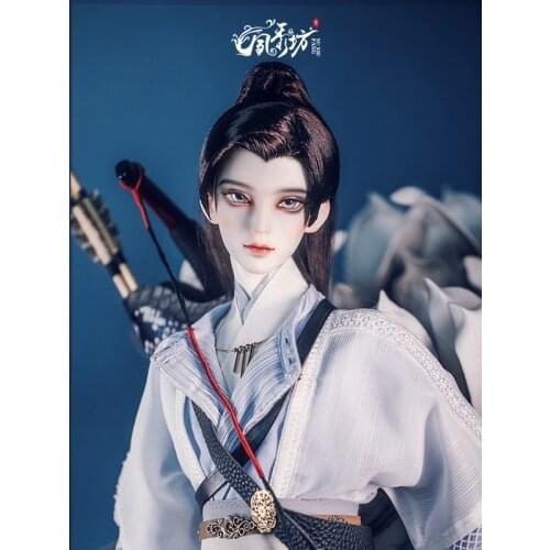 Suxiufang Gongyu BJD wig 3 points small 3 points old style hair with horsetail