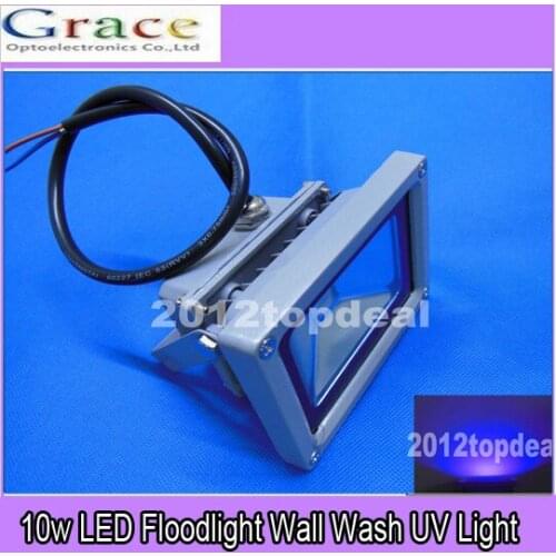 10W High Power LED Floodlight Wall Wash UV Light 395nm Garden Outdoor AC/DC 12V AC 220V