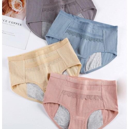 Panties For Menstruation Cotton Menstrual Panties Pants Size Femme Menstruelles Culottes Menstruelles Plus Culottes Leak-pr D9Z0