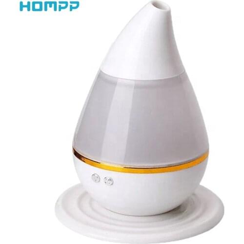 360 Degree Rotation Air Humidifier USB Fragrance Atomizer Vehicle Purifier Water Droplet Aroma Diffuser 7 Color Changing Lights