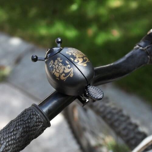 Aluminum Alloy Bicycle Bell Ring Lovely Kid Beetle Mini Cartoon Ladybug Ring Bell For Cycling Bicycle Bike Bell Ride Horn Alarm