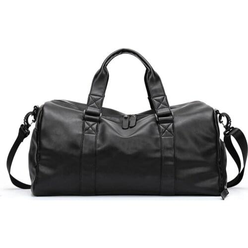Large Capacity Travel Bag 2020 New Multifunction Vintage Men Messenger Bag Designer Shoulder Bag PU Waterproof Handbags