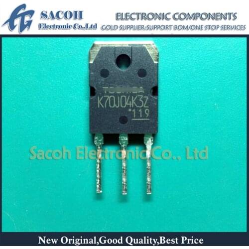 10Pcs TK70J04K3Z K70J04K3Z or TK70J04J3 TO-3P 70A 40V Power MOSFET Transistor
