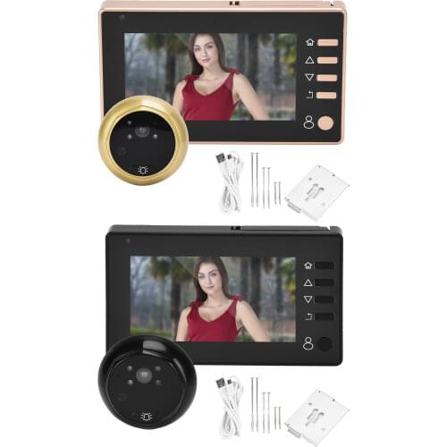 4.3in Camera Doorbell Shooting Recording Display Video Peephole Viewer Video Doorbell Camera Doorbell