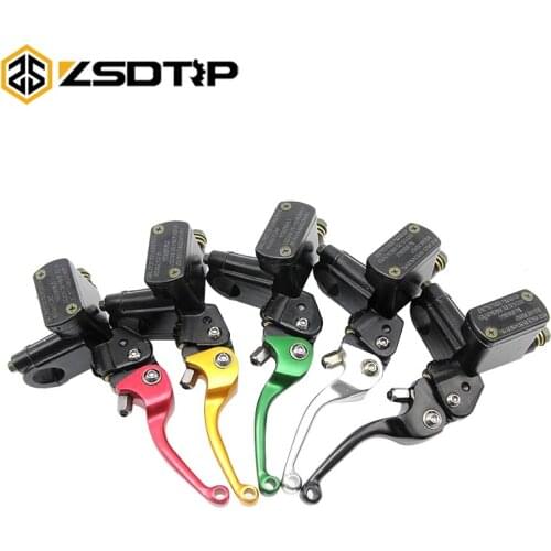 ZSDTRP Motorcycle CNC Aluminum ASV Brake Handlebar Lever With Front Pump For CR CRF YZF WRF KX KXF RMZ