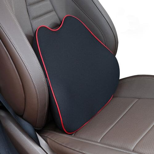 Automobile Universal Headrest Pillow Neck Memory Lumbar Support Cotton Breathable Auto Neck Rest Headrest Cushion Seat Pillow