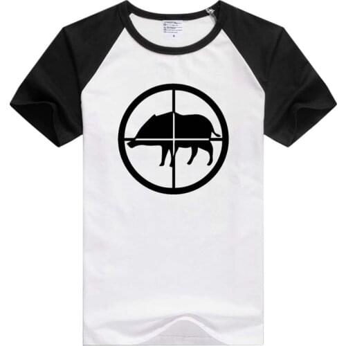 FOR Hunt Shoot Wild Boar short sleeve casual Men/Women T-shirt Comfortable Tees Novelty tee funny design GA378