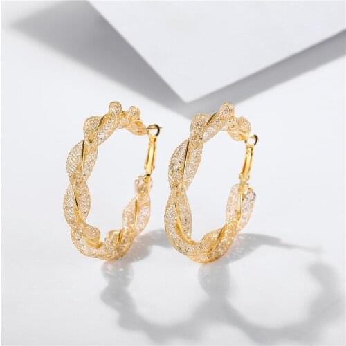 Women's Gold Earrings Fuyo China