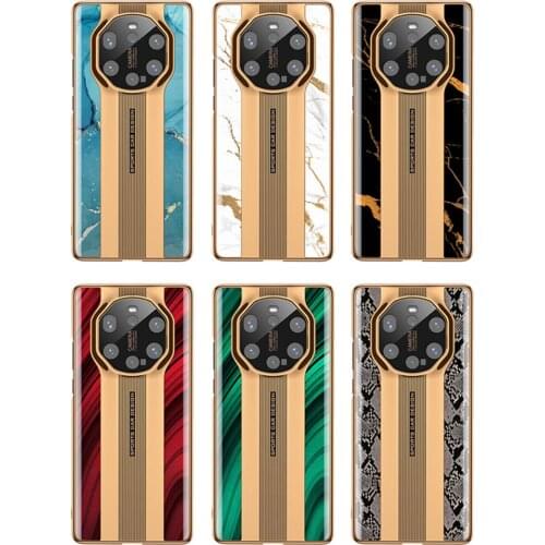 Electroplating Phone Case All-inclusive Shell Protective Sleeve Cover for Huawei Mate30 RS/Mate40 RS Smartphone