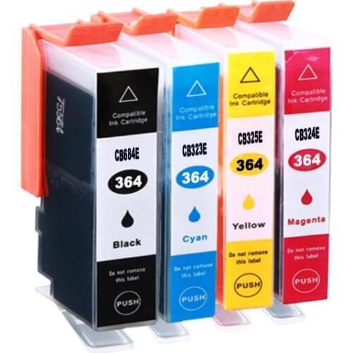 4BK+2C+2M+2Y Compatible Ink Cartridge For HP 364XL H364 364 premium C410b estation C510a C510c Printer