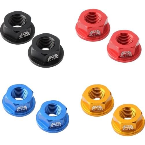 Pack of 2, M8 Kids Bicycle Hubs Nut - Push Balance Bike Wheel Front Hub Rear Axle Nuts