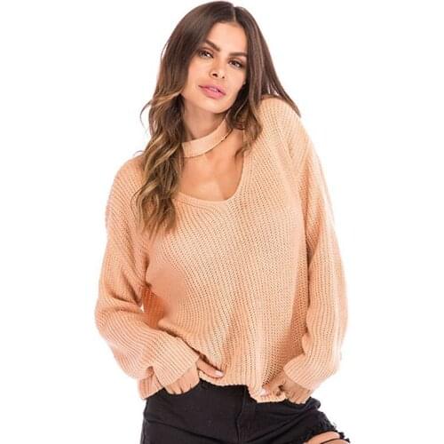 MEIYANGYOUNG Causal V-neck Pullover Plus Size Knitted Womens Turtleneck Sweater Autumn Winter Loose Women Jumpers Pull Femme