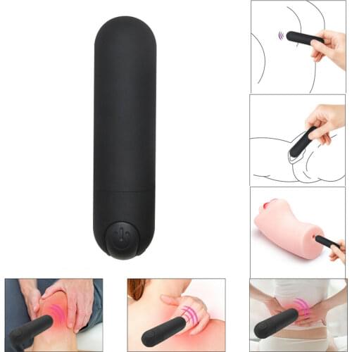 10 Speed Mini Bullet Vibrator USB Rechargeable G-spot Massager Powerful Finger Design Strong Vibration Sex Toys for Women