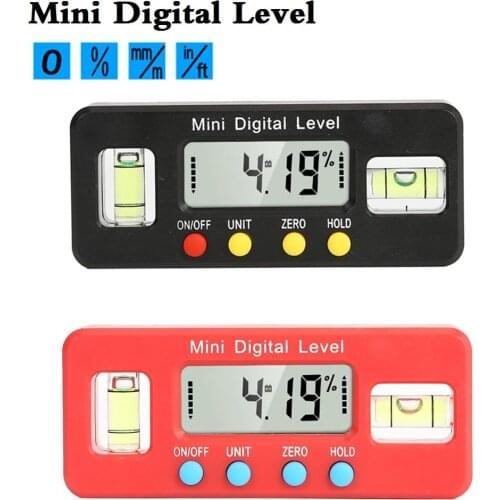 Mini Precision Digital Level Protractor Inclinometer Angle Finder Bevel Box Caliper Measuring Tools dropshipping