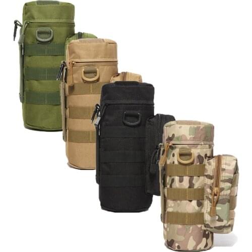 Multifunction Outdoor Camping Hunting Pouch Bottle Tactical Bag Pocket Cycling Water Holder Molle System Kettle Pouch Pocket Bag
