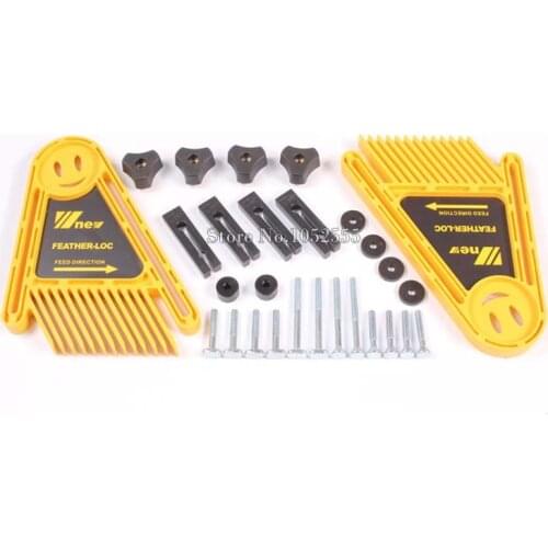 NEW Featherboard, Drillpro Double Featherboards Feather Loc Board for Table Saws DIY Tools