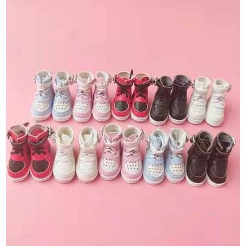 Ob11 doll shoes bjd shoes cowhide copper buckle leather boots for obitsu11,GSC clay,body9,YMY,1 / 12BJD doll Accessories boots