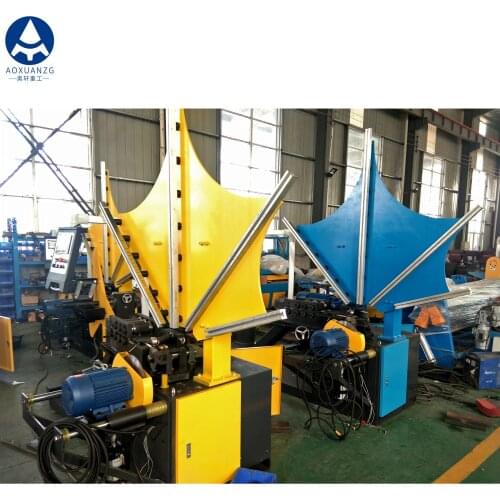 Fully automatic air duct spiral forming machine HVAC round pipe