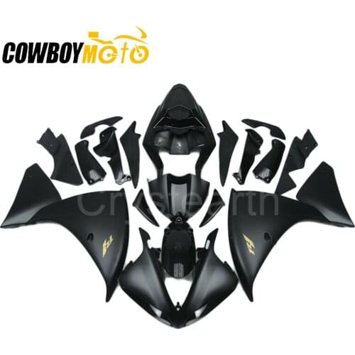 Motorcycle Complete Fairings Kit Full Body Kit Black For Yamaha YZF 1000 R1 YZFR1 YZF-R1 2009 2010 2011 2012 09 10 11 12