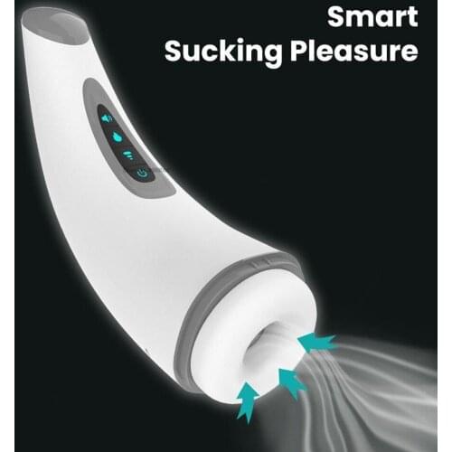 Sex Toy For Men Built-in Clip Bag Multi-level Suction Surround Male Masturbator 7-frequency Sucking Masturbation Cup