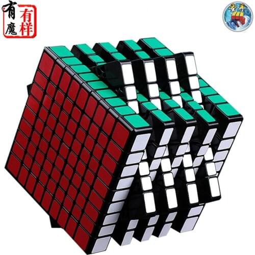 Sengso 9x9x9 Magic Cube Black Square 9X9 Anti-stress Cubes Smooth Puzzles For Adults Professional Educational Games kids Toy